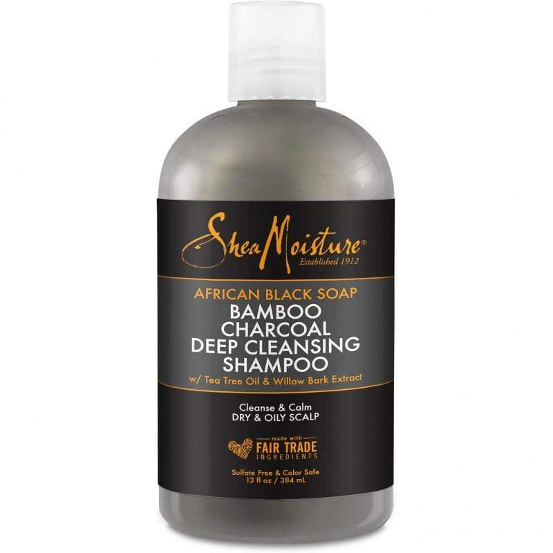 Shea Moisture - African Black Soap Shampoo "Bamboo Charcoal Deep Cleansing Shampoo" - 354ml - Shea Moisture - Ethni Beauty Market