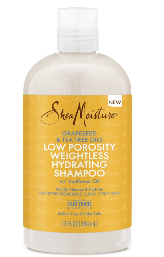 Shea Moisture - Grapeseed & Tea Tree Oils - Low porosity moisturizing shampoo - 384ml - Shea Moisture - Ethni Beauty Market