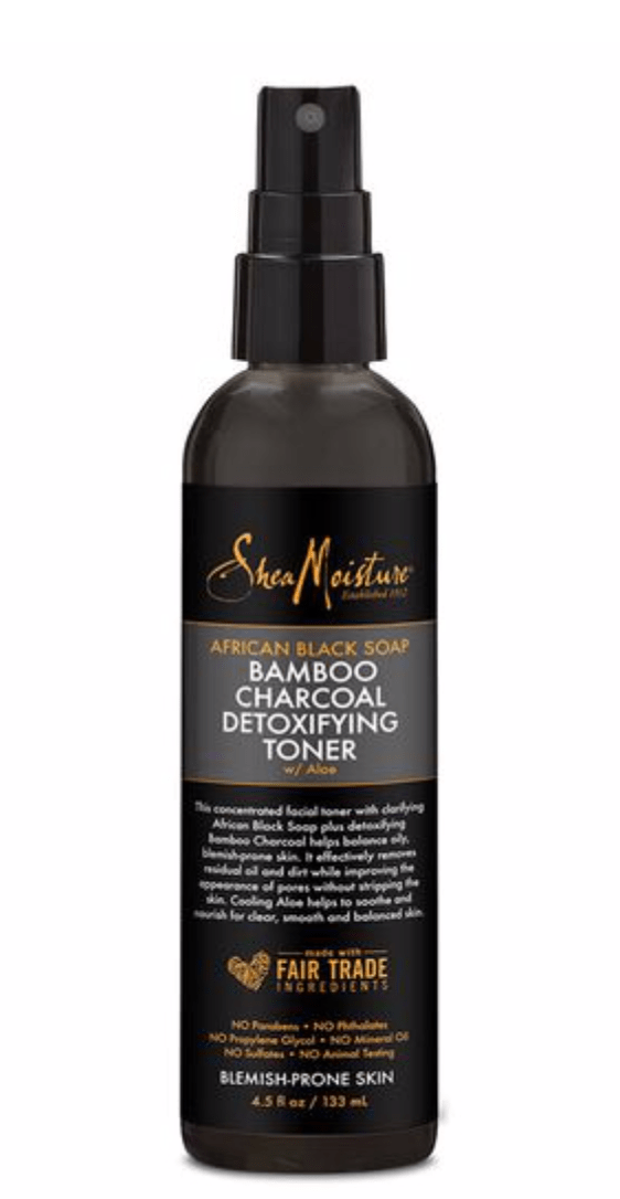 Shea Moisture - African Black Soap - Tonique détoxifiant "bamboo charcoal"- 133ml - Shea Moisture - Ethni Beauty Market