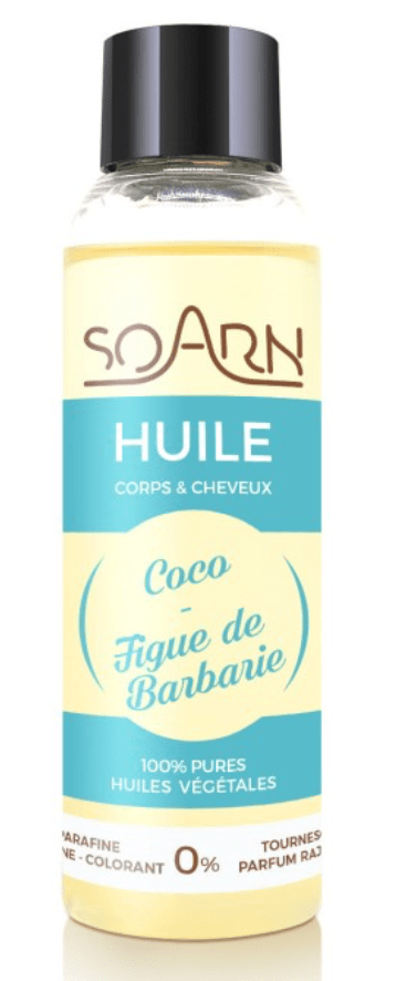 Soarn - Huile cheveux & corps "Coco & Figue de Barbarie" - 100ml - Soarn - Ethni Beauty Market