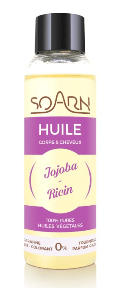 Soarn - Huile cheveux & corps "Jojoba & Ricin" - 100ml - Soarn - Ethni Beauty Market