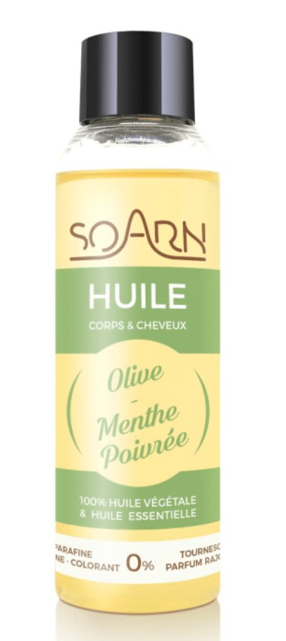 Soarn - Huile cheveux & corps "Menthe poivrée" - 100ml - Soarn - Ethni Beauty Market