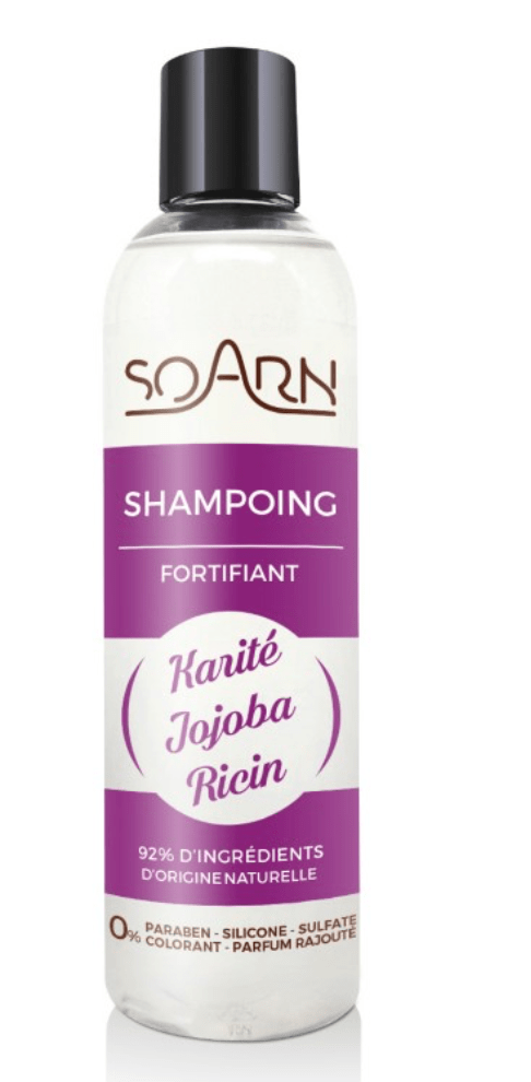 Soarn - Shampoing fortifiant "Karité Jojoba Ricin" - 250 ml - Soarn - Ethni Beauty Market