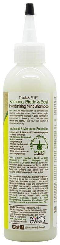 Taliah Waajid - Bamboo Biotin & Basil - Shampoing hydratant "menthe" - 237ml - Taliah Waajid - Ethni Beauty Market