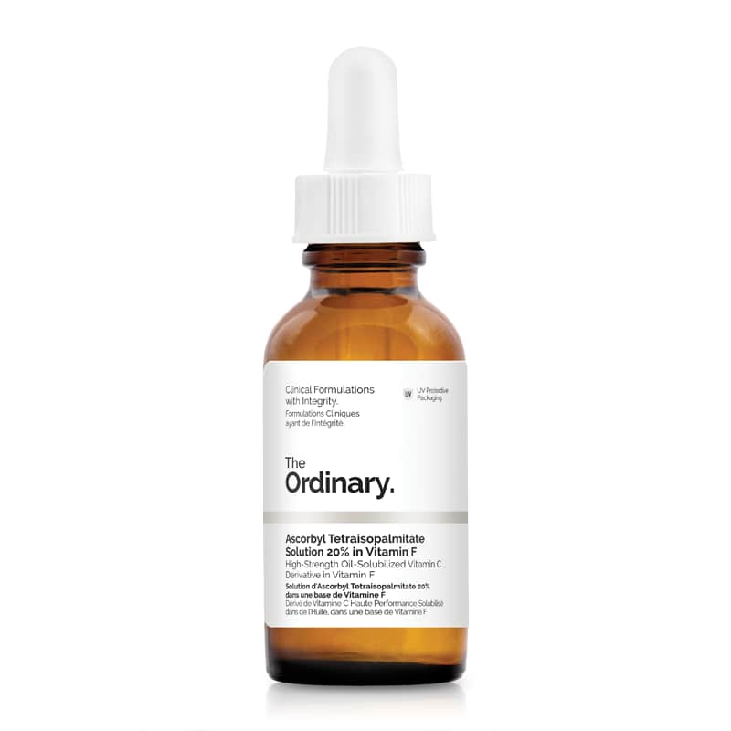 The Ordinary - Solution d'Ascorbyl Tetraisopalmitate 20% dans une base de vitamine F - 30ml - The Ordinary - Ethni Beauty Market
