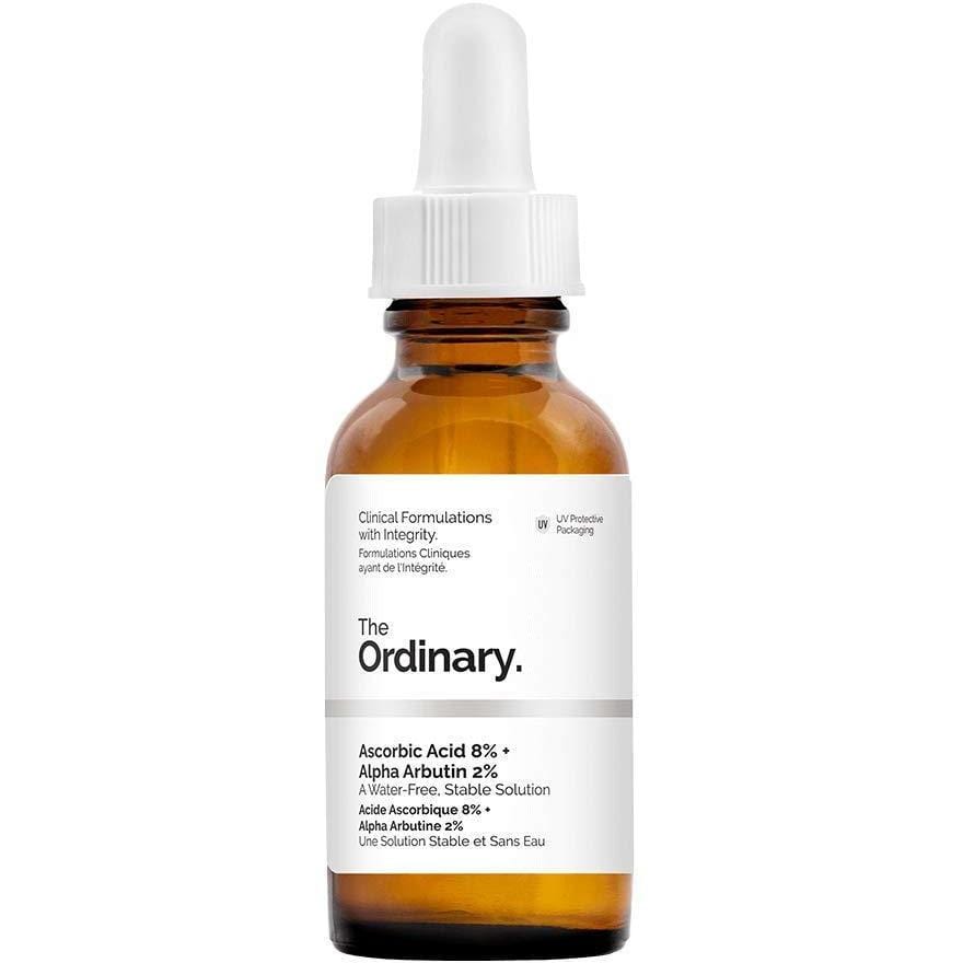 The Ordinary - Solution sans eau à l'acide ascorbique 8% + alpha-arbutine 2% - 30ml - The Ordinary - Ethni Beauty Market