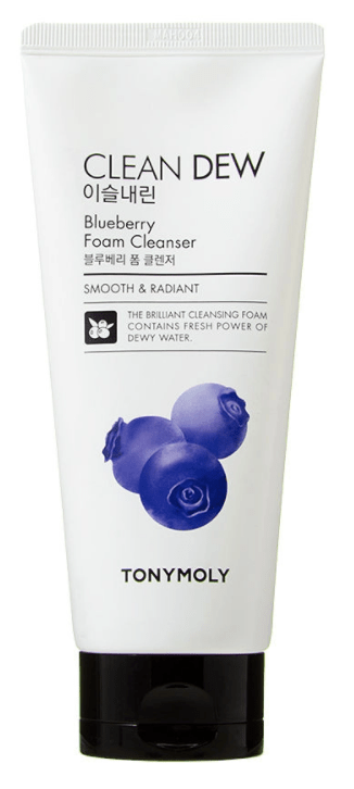 TONYMOLY - Clean Drew - Mousse nettoyante visage "Blueberry" - 180ml - TONYMOLY - Ethni Beauty Market