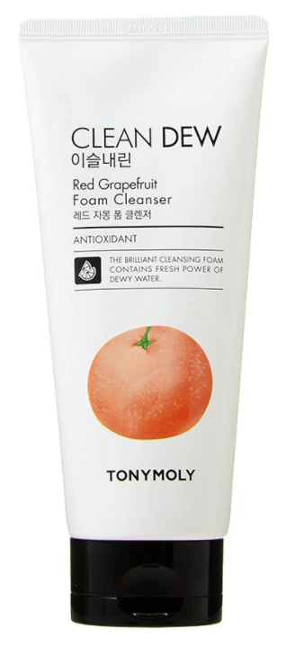 TONYMOLY - Clean Drew - "Red Grapefruit" grapefruit facial cleansing foam - 180ml - TONYMOLY - Ethni Beauty Market